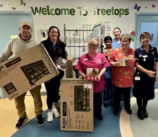 Consett Nursery Donates TVs and Tonieboxes to Bring Comfort to Young Patients at North Durham Hospital Consett Nursery Donates TVs and Tonieboxes to Bring Comfort to Young Patients at North Durham Hospital