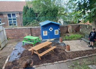King’s Trust Students Create Community Garden for Glenroyd House