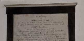 The Remarkable Maddison Brothers: From Allensford to the Peace of Paris A memorial tablet on the wall of All Saints' Church, Lanchester, commemorating the Maddison brothers.